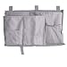 Oululu Bedside Caddy - Hanging Bedside Storage Organizer Bag for Bunk Beds Sofa (Grey)