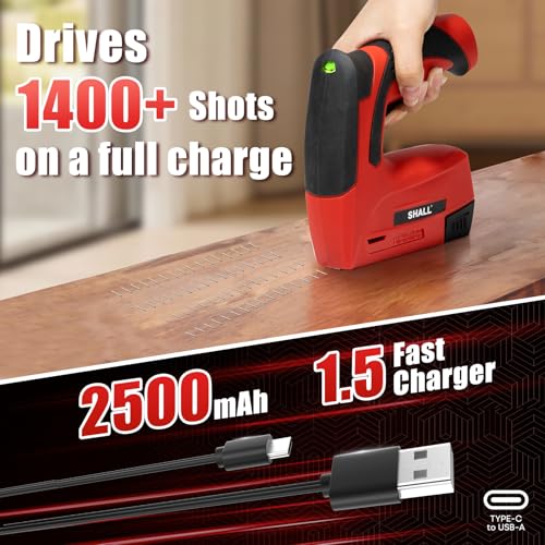 SHALL 2 in 1 Cordless Electric Pointer with 2500 Points for Crafts DIY Decoration