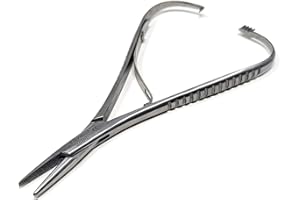 Mathieu Pliers Needle Holder 5.5" Straight Tip with Locked Serrated Jaws