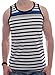 Enimay Men's Striped Summer Hulk Beach Tank Top Slim Fit Gym Muscle Shirt