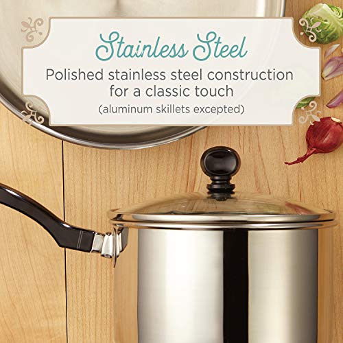 Farberware Classic Series Stainless Steel Cookware Pots and Pans Set
