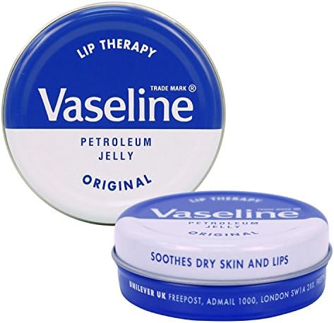 (6 PACK) VASELINE VASELINE Lip therapy Petroleum Jelly Original 1oz,, in Round Lip balm Storage Jar Containers