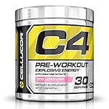 Cellucor, C4 Pre Workout (Old Formula) Supplements with Creatine, Nitric Oxide, Beta Alanine and Energy, G4v1, 30 Servings, Pink Lemonade