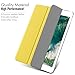 MoKo Case Fit 2018/2017 iPad 9.7 6th/5th Generation - Slim Lightweight Smart Shell Stand Cover with Translucent Frosted Back Protector Fit iPad 9.7 Inch 2018/2017, Lemon Yellow(Auto Wake/Sleep)