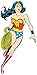 DC Comics Wonder Woman Quotable Notable - Die Cut Silhouette Greeting Card and Sticker Sheet