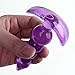 NWDoll Crystal Jellies - TPE Butt Plug Massagers - Ribbed Dildo/Anal Plug - For Beginners (Purple)
