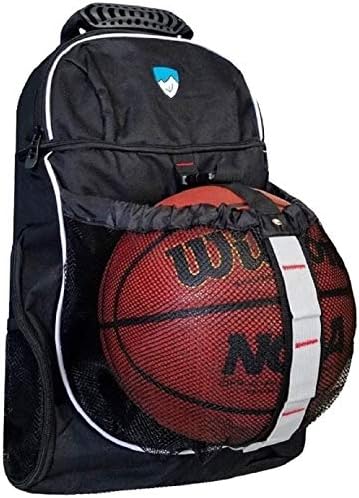 Hard Work Sports Basketball Backpack - Soccer Backpack with Ball Compartment