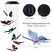 SUMERSHA Butterfly Wind Chime, Color Changing LED Solar Mobile Butterfly Wind Chimes Hanging Outdoor Solar Lights for Home Party Yard Garden Night Decoration