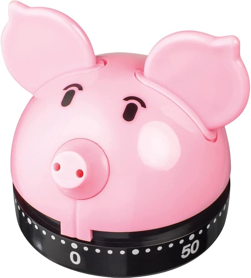 Judge Piggy Kitchen Timer 60 Minute Wind Up Mechanical Timer