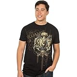 World of Warcraft Men's Alliance Crest (Version 2) Premium T-Shirt (Black, Large)