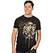 World of Warcraft Men's Alliance Crest (Version 2) Premium T-Shirt (Black, Large)