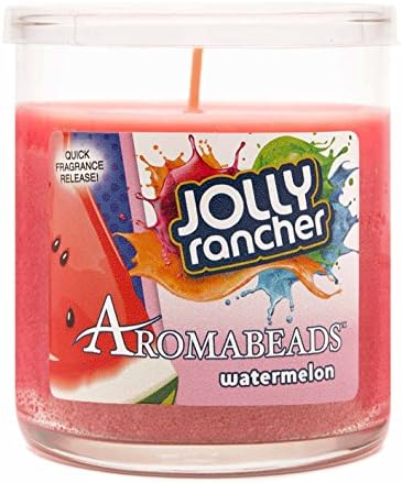 Hanna's AROMABEADS 6oz Hershey's Candy Scented Candle (Jolly Rancher - Watermelon)
