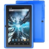 ProntoTec 7 inch Quad Core Google Android 4.4 KitKat Tablet PC, Allwinner A33 1.2 GHz Processor, Bluetooth, Dual Camera, G-Sensor (Navy)