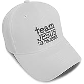 Custom Baseball Caps for Men & Women Embroidered Team Jesus Life Time Member Christian God Acrylic