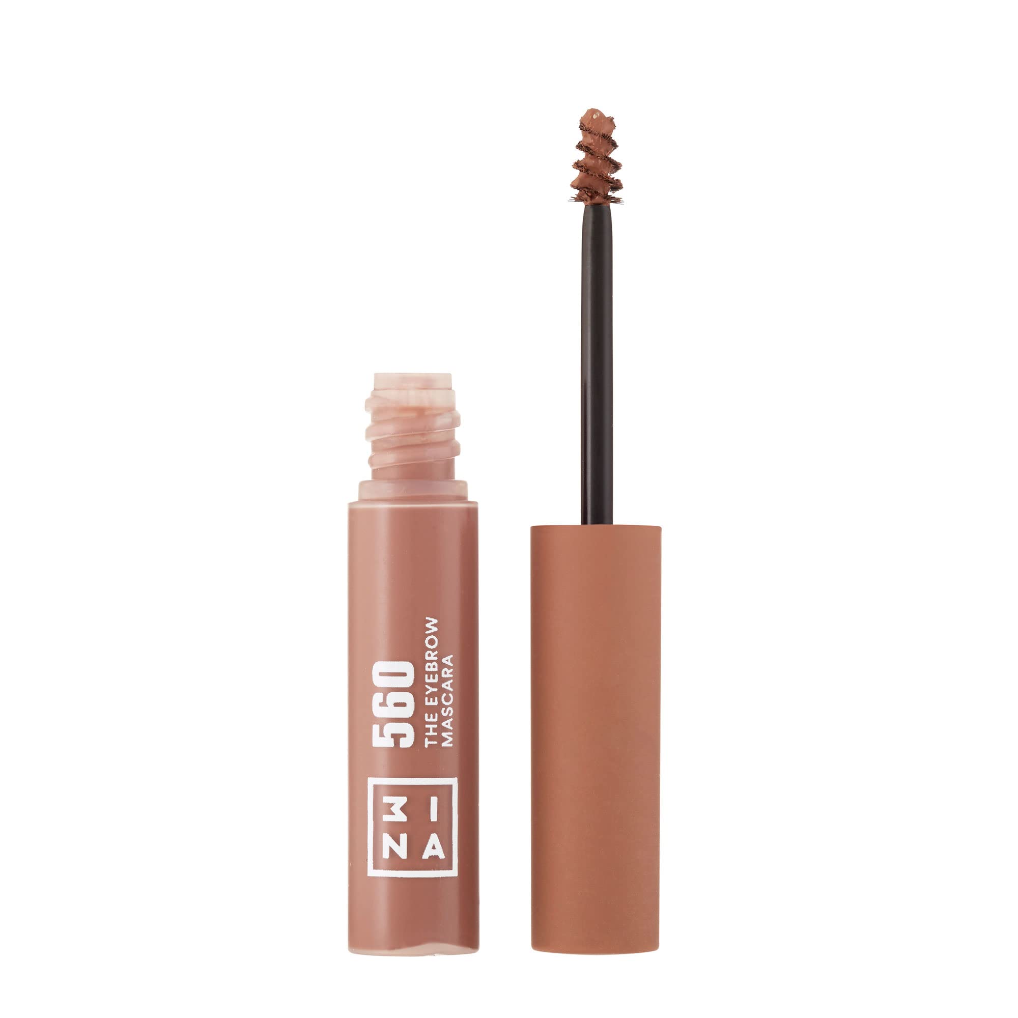 3INA MAKEUP - The Eyebrow Mascara 560 - Dark blond Fixes Defines Volume and Control Brows - Non Sticky Gel Formula - Dense & Fuller Brows - Multiplier Effect - Good Adhesion - Vegan - Cruelty Free