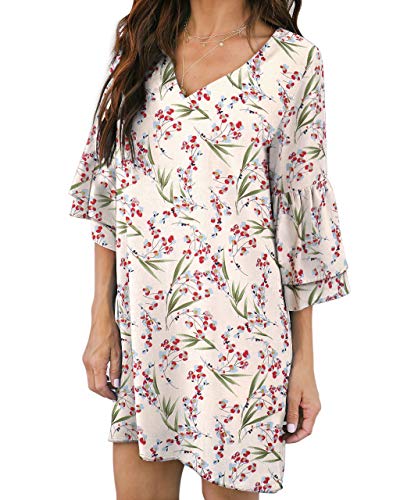 3 BELONGSCI+Womens+V+Neck+Sleeve+Apricot