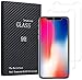 Marvotek JMD233 iPhone X Tempered Glass Anti-Fingerprint High Light Penetration Ratio 9H Hardness Anti-Scratch Bubble Free - 2 Piece