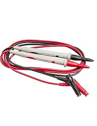 Sperry Instrumentos rtl 600 Heavy Duty Comfort Test Leads, 1 positiva y negativa 1 batería de plomo, reemplazo Fit universal, 2 Pk., Negro, Gris y Rojo