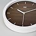 HITO Silent Wall Clock Non Ticking 12 inch Excellent Accurate Sweep Movement, Modern Decorative for Kitchen, Living Room, Bathroom, Bedroom, Office (A whiteframe)