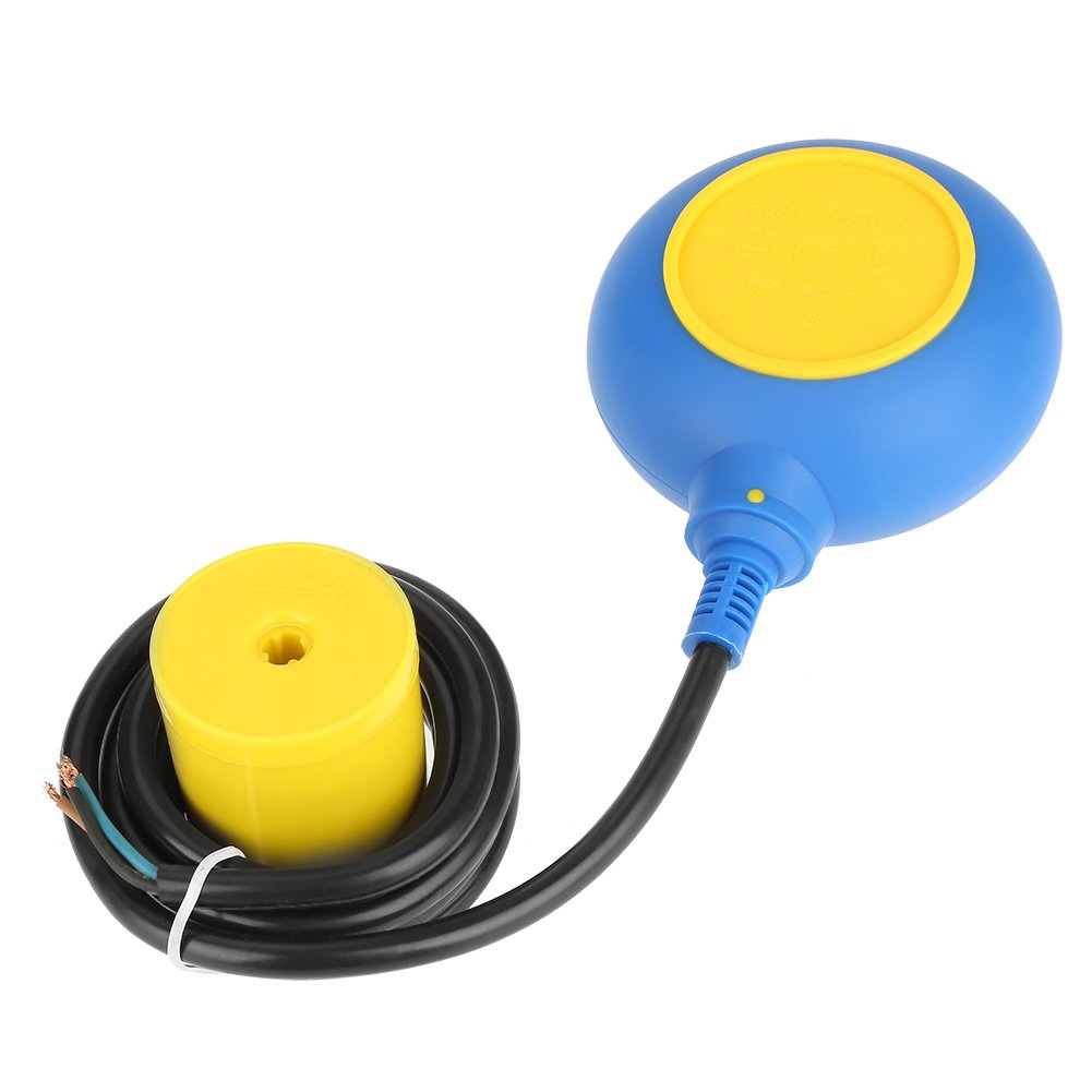 Water Level Sensor, 220V 16A Liquid Level Control Contactor Float Switch for Water Supply