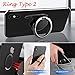 New HiFinity 2in1: Magnetic Car Mount Arm + 2 Metal Finger-Rings Bundle. All Phones. Steady Aluminum Telescopic Long Arm Holder, Super Strong Magnet 6X, Powerful Grip to Windshield, Dashboard/Desk