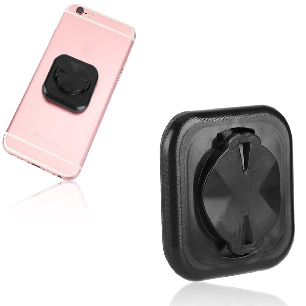 Anti-skid Cellphone Holder, Phone Mount Adhesive Pad, Bicycle Phone Holder Back Sticker Computer Mount GPS Extension Bracket for Garmin Edge
