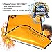 Fireproof Document Bags Waterproof, Fire Safe Document Holder – 15”x 11” Fireproof & Waterproof Safe Bag, Silicone Coated Pouch for Your A4 Documents, Files, Money & Jewelry, Gold