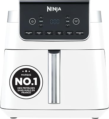 Air Fryer MAX PRO, 6,2L, sans huile, grand tiroir, rôtir, Blanc