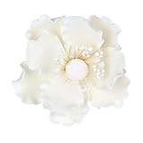 O'Creme Gumpaste Anemone Flower Set of 3 White
