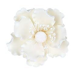 O'Creme Gumpaste Anemone Flower Set of 3 White