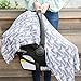 Kids N’ Such Extra-Large Muslin Baby Car Seat Universal-Fit Cover Car Seat Canopy, Arrow