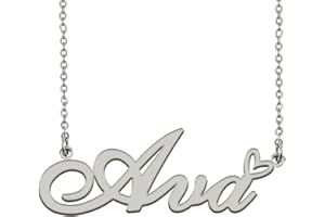 Customized Custom Made Any Name Necklace for Women Girls in Gold Silver