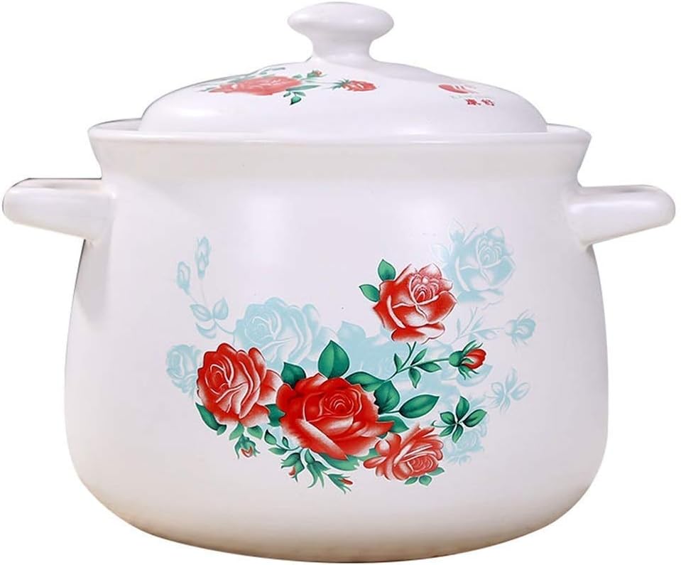 HIZLJJ Casserole Dishes Casserole Stone Nonstick Dutch Oven Casserole Stockpot Anti-Warp Non Toxic Free Nonstick Cookware Induction Compatible Dishwasher & Oven Safe Nonstick Pot