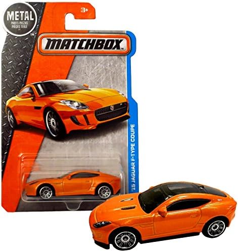 Matchbox Year 2016 MBX Adventure City Series 1:64 Scale Die Cast Metal Car #15 - Orange Color '15 JAGUAR F-TYPE SPORT COUPE DJV60