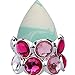 Makeup Sponges Stand, LandFox Makeup Beauty Stencil Egg Powder Puff Sponge Display Stand Drying Holder Rack,Triangle (Multicolor)