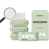 Unifree Facial Towel l Disposable Dry Wipes l 4 -pack Value Pack, 240 Count Towel,Absorbent,Reusable, Soft, Comfort Skincare