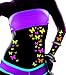 Sasswear Blacklight Body Stickers - Neon Fashion Accessories for Raves, Festivals and Glow Parties, 40/pk (Butterfly)