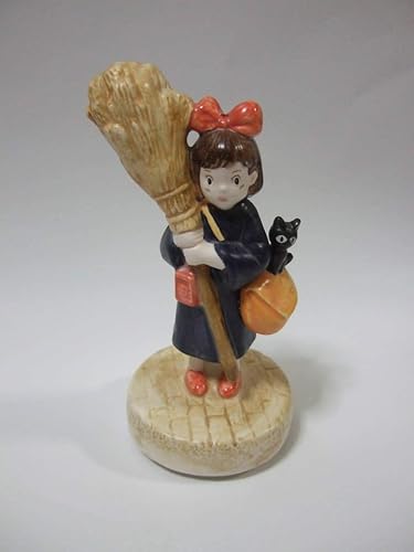 Amazon 魔女の宅急便 キキ 魔法のホウキ やさしさに包まれたなら 陶器 フィギュア ジジ オルゴール スタジオジブリ魔女宅 じぶり 不朽 名作 オルゴール ホビー
