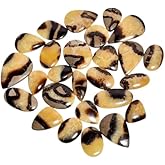 GEMKORA 100 carats, 2 to 3pcs, Natural Septarian Gemstone Cabochons Wholesale Lot, Jewelry Making Loose Gemstone Supply, Polished Specimen, DIY, Wire Wrapping, Healing Crystals, Bulk Gemstone Deal