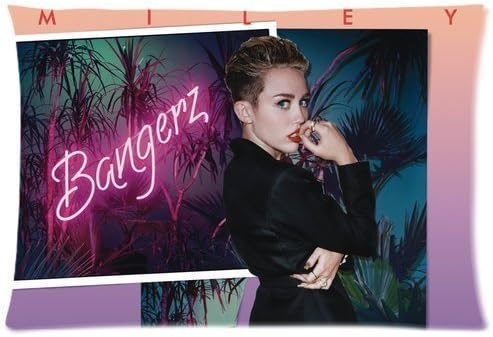 Hot Popular Singer Miley Cyrus 20 X 30 Inches Custom Cushion Throw Pillow Cover Case By Funny Gift