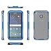Samsung Galaxy S6 Edge Plus Waterproof Case, VEGO Full Body Sealed Waterproof Dirtproof Snowproof Durable Case Cover with Touch Responsive Front Screen Protector for Samsung Galaxy S6 Edge+(Dark Blue)