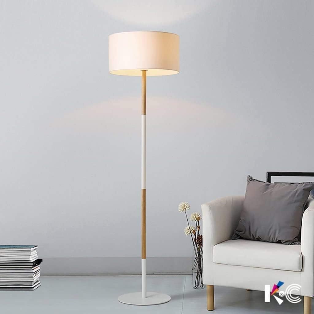 LQBDJPYS Stehlampe Nordic Holz Wohnzimmer Study