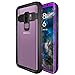 Galaxy S9 Waterproof Case, Underwater Cover Full Body Protective IP68 Waterproof Shockproof Protective Clear Case with Built in Screen Protector for Galaxy S9 (Purple)