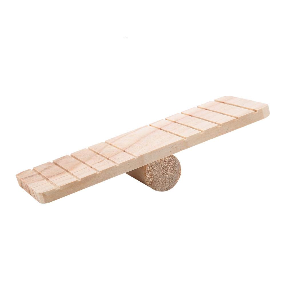 Toy Wooden Seesaw for Small Pet Hamster Play House Cage,Chew Toy Pet Accessories for Rat Mouse Gerbil Guinea Pig Squirrel Chinchilla
