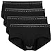 DAVID ARCHY Men's 4 Pack Micro Modal Separate Pouch Briefs with Fly