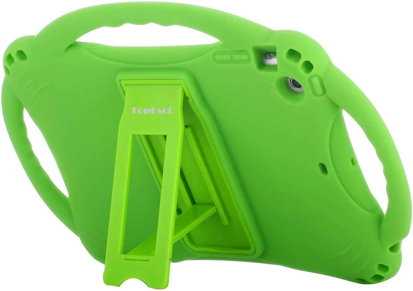 TopEsct Kids Case for iPad Mini 5/4/3/2/1,Shockproof Handle Stand Silicone Cover for iPad Mini 5/4/3/2/1 (Green) - Image 4