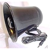 PA Horn Speaker w/Plug & Wire - 5 inch for CB/Ham Radio