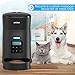 MYPIN Automatic Pet Feeder for Cats and Dogs, Food Dispenser Timer Programmable and Portion Control up to 6 Meals/Day, Voice Recording, Low Food Alarmthumb 3