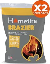 Homefire Brazier Smokeless Coal 20 kg Pack for Open Fires Multi-Fuel Stoves view 2