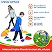 Special Supplies 11-Pieces Set Stepping Stones for Kids Indoor and Outdoor Balance Blocks Promote Coordination, Balance, Strength Child Safe Rubber, Non-Slip Edging